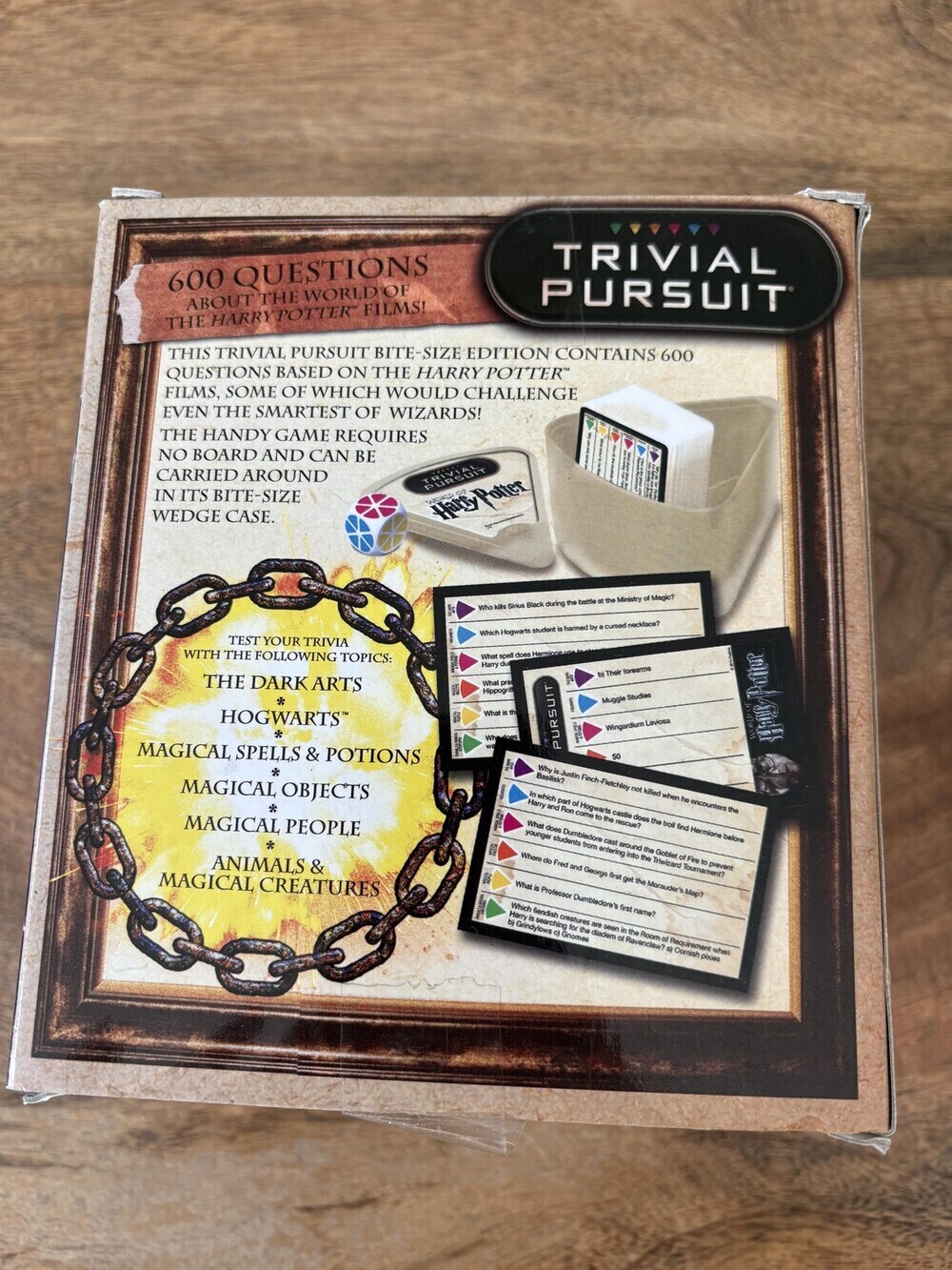 Trivial Pursuit World Of Harry Potter Travel Game USAopoly Ages 8+ 2+ Players - Picture 3 of 6